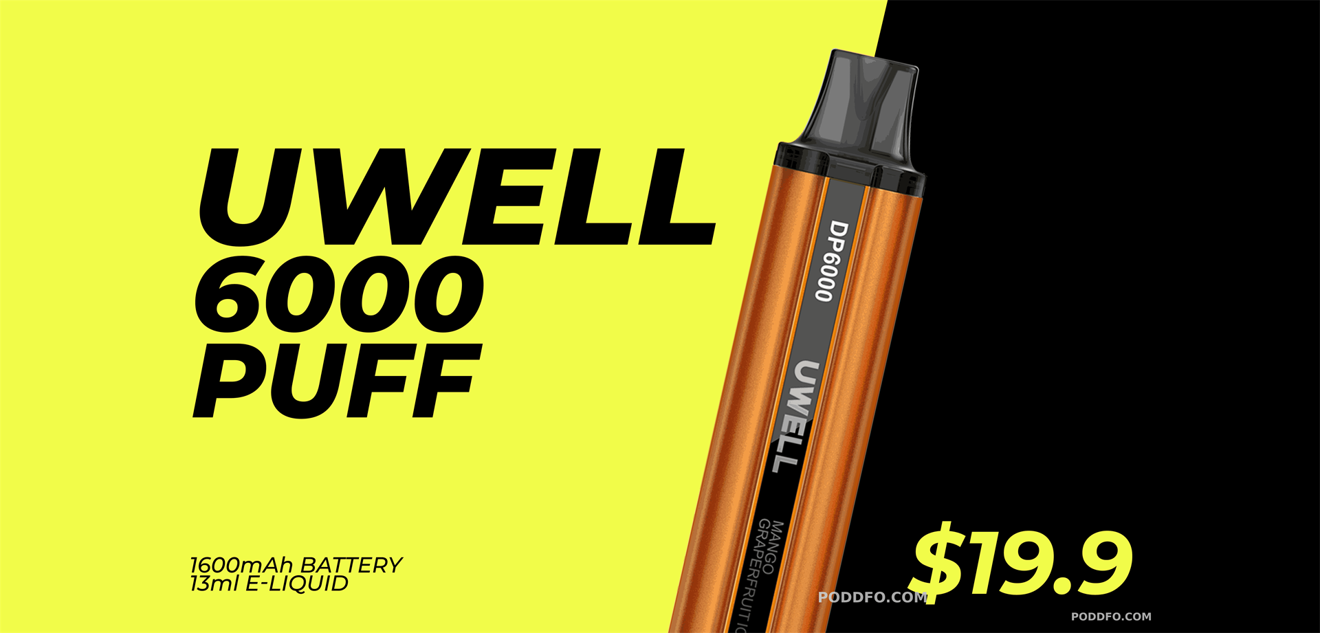 UWELL DP 6000 BANNER WATERPRINT
